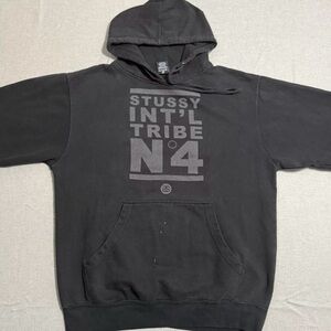 Stussy Black Hoodie - Men's Casual Wear